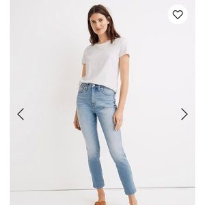 Madewell 10” skinny crop